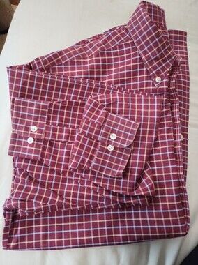 Brooks Brothers The Original Polo Cotton Shirt Button Down Adjustable Sleeve